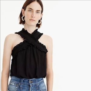 NWT J. Crew ruffle tank top blouse